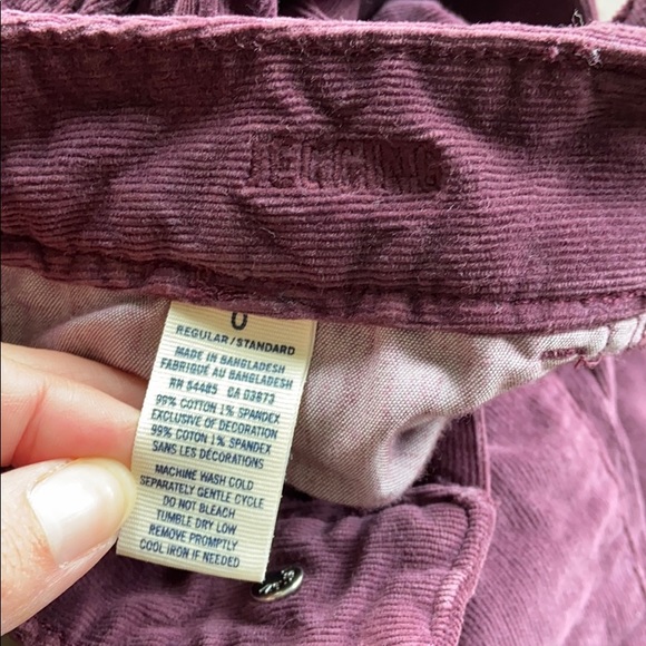 American Eagle Outfitters plum corduroy jeggings - Picture 5 of 5